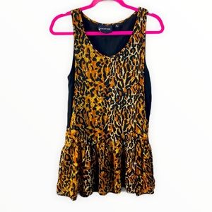 Cheetah Print Blouse